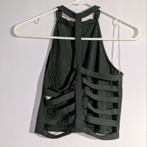 Charlotte Russe crop halter top